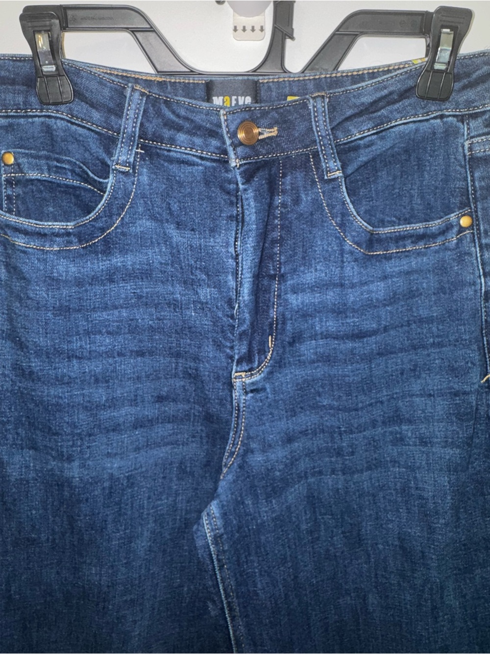 Maeve Anthropologie “The Jada” High-Rise Wide-Leg Jeans Size 28 - Picture 4 of 8